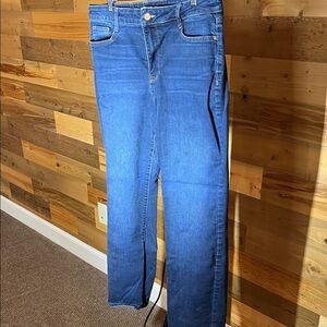 Nine West Straight Leg Jeans - Deep Blue